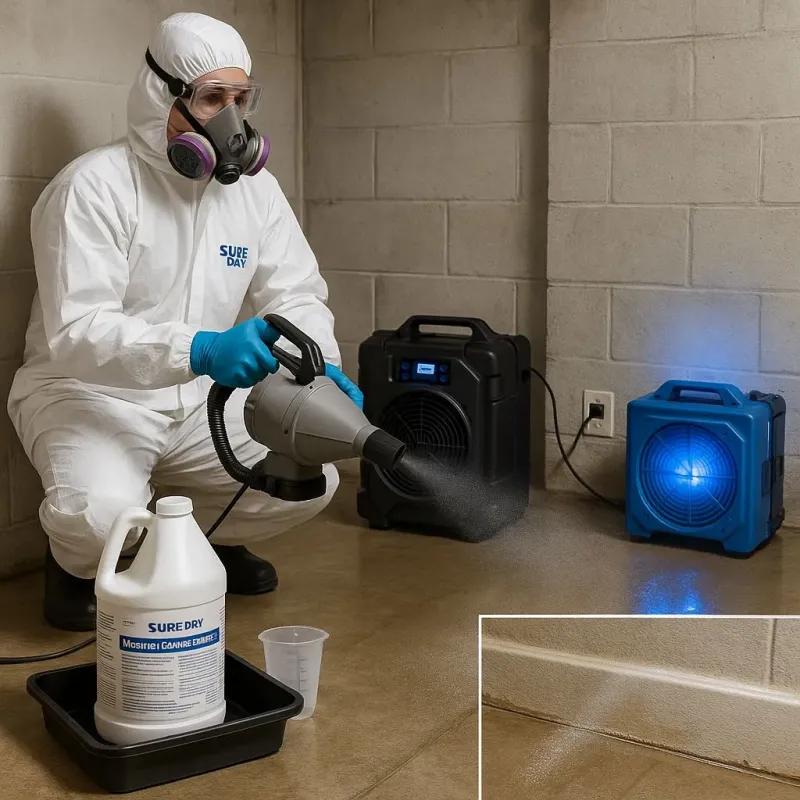 Sanitization and Odor Removal process in Enetai, WA